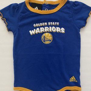Golden State Warriors Team Creeper Bodysuit Infant Baby 3-6 moths
